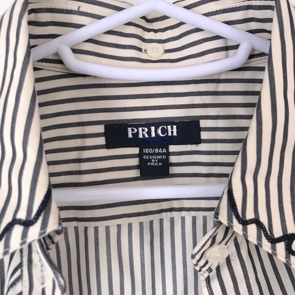 Prich women’s shirt 0p stripped preppy style - Picture 7 of 9
